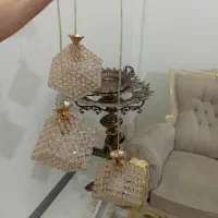 لوستر مدل تاس کریستالی