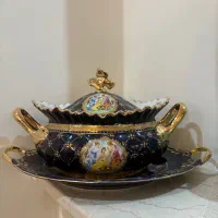 ظروف پذیرایی  سرمه ای