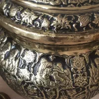 سماور ذغالی باقوری و گلدان|صنایع دستی و سایر لوازم تزئینی|تهران, آذری|دیوار