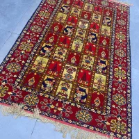 فرش دستباف (بساک)۳ متری نقشه بختیار چله ابریشم|فرش|مشکیندشت, |دیوار