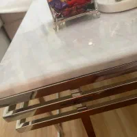 میز جلو مبلی و عسلی استیل ۳۰۴میز تیوی آیینه کنسول|مبلمان خانگی و میز عسلی|تهران, صادقیه|دیوار