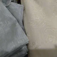 دوعدد پرده پذیرایی ندوخته|پرده، رانر، رومیزی|خرمآباد, |دیوار