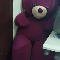 عروسک خرس بزرگ بنفش