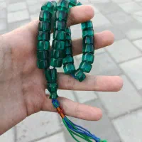 تسبیح سندلوس آبی آسمانی صفر شفاف