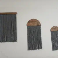 بوم ریس،مکرومه، دیوارکوب،رافیا|تابلو، نقاشی، عکس|رشت, حمیدیان|دیوار
