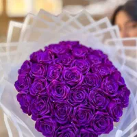 دسته گل آماده روبانی هدیه تولد|گل مصنوعی|قم, امامزاده ابراهیم|دیوار