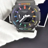 ساعت جی شاک ۲۱۰۰ پمپی ضد آب رنگ بندی