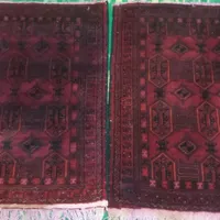 دوجفت قالیچه دستباف سالم وقدیمی|گلیم، جاجیم، گبه|بندرعباس, |دیوار