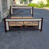 تخت دو نفره فلزی با کفی