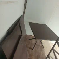 میز پایه تاشو و ی سری لوازم مربوط ب کافه،ورق بزنید