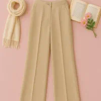 کت و شلوار زنانه کرمی|لباس|مشکین‌دشت, |دیوار