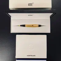 خودکار طلا مونت بلان MontBlanc وجعبه خالی اورجینال