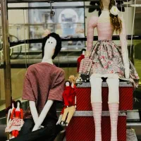 عروسک تیلدا دست ساز پارچه ای