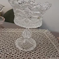 شکلات خوری کریستال پایه دار