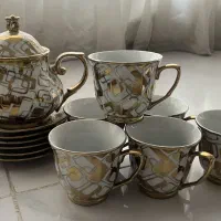 ست چایخوری شیک و طلایی