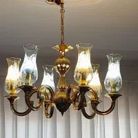 لوستر برنجی شیک