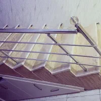 نصب انواع حفاظ راه پله استیل ساختمان|مصالح و تجهیزات ساختمان|ایرانشهر, |دیوار