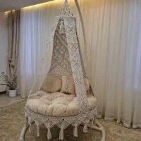 فروش محصولات مکرومه زیر قیمت بازار|مبلمان خانگی و میز عسلی|رشت, منظریه|دیوار