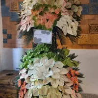 تاج گل طبیعی مخصوص مراسم