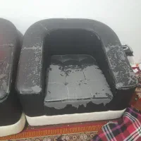 دودست مبل ۷نفره با۵نفره|مبلمان خانگی و میز عسلی|فسا, |دیوار