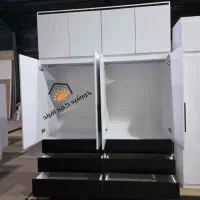 کمد دیواری/کمددیواری دستگیره چوبی شیک|جاکفشی، کمد، دراور|اندیشه, اندیشه فاز ۲|دیوار