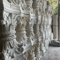 سرستون پایه ستون و کلیه ی تزئینات نمای ساختمان