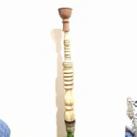 قلیان تنه سفالی و چوبی|کلکسیون و سرگرمی|تهران, نیلوفر|دیوار