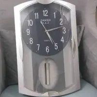 ساعت دیواری ودست نوشته چوبی دیوار کوب