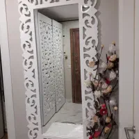 چوب طراحی سی ان سی چوب cnc چوب خراطی آیینه کابینت|خدمات پیشه و مهارت|یزد, |دیوار