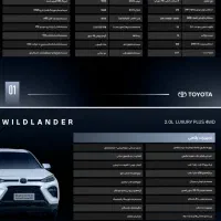 تویوتا وایلد لندر ۲۰۲۵ لاکچری پلاس