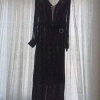 پیراهن مجلسی کاملا نو  پولک دوزی شده