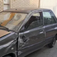 پراید ۱۳۲ تصادفی مدل ۸۸ ته گانه
