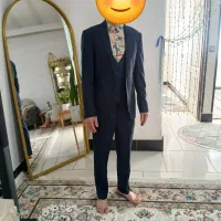 کت شلواری سرمه ای