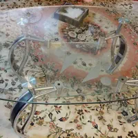میز جلو مبلی شیشه‌ای