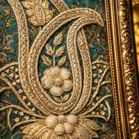 تابلو دستدوز سرمه دوزی جذاب|صنایع دستی و سایر لوازم تزئینی|سبزوار, شهرک جهاد|دیوار