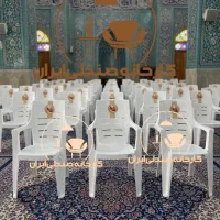 میز و صندلی پلاستیکی مدل میعاد غذاخوری مراسم مسجد
