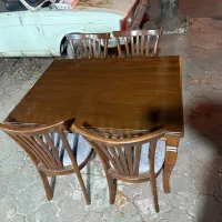 میزنهار خوری ۴نفره|میز و صندلی غذاخوری|لاهیجان, شهرک سلمان فارسی|دیوار