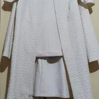 ست (لباس) مانتو کتی و شلوار عقد . کاملا نو