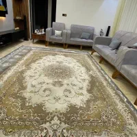 فروش 2عدد فرش6متری 500شانه ابریشم کاملا نو