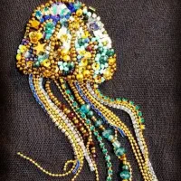 جواهردوزی|لباس|میانه, |دیوار