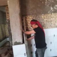 کاشی کاری وسرامیک کاری|خدمات پیشه و مهارت|مسجد سلیمان, |دیوار