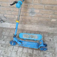 اسکوتر با اسکیت سالم در حد