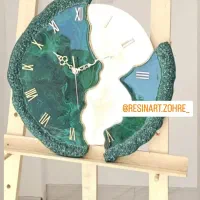 ساعت های خاص رزینی با هر طرح رنگ|ساعت دیواری و تزئینی|کمیجان, |دیوار