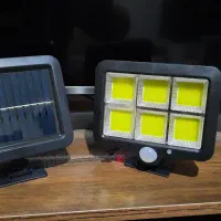 چراغ شارژی و پنل خورشیدی