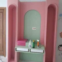 رنگ‌کاری چوب .مبل.کابینت