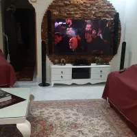 میز تی وی سفید  ام دی اف