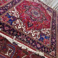 فرش دستباف نقشه هریس نو پرداخت زده شده