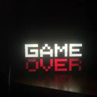 GAME OVER دکوری|ریسه و چراغ تزئینی|بندرعباس, |دیوار