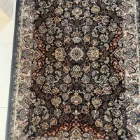 دو عدد قالی نخ ابریشم طرح پالیز  تولید کاشان