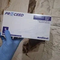 دستکش نیتریل آبی خارجی وارداتی جعبه فقط ۱۳۵۰